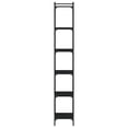 thumbnail image 3 of vidaXL Bookcase 6-Tier Black 40x30x188 cm Engineered Wood, 3 of 5