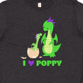 thumbnail image 4 of Inktastic I Love Poppy Youth T-Shirt, 4 of 5