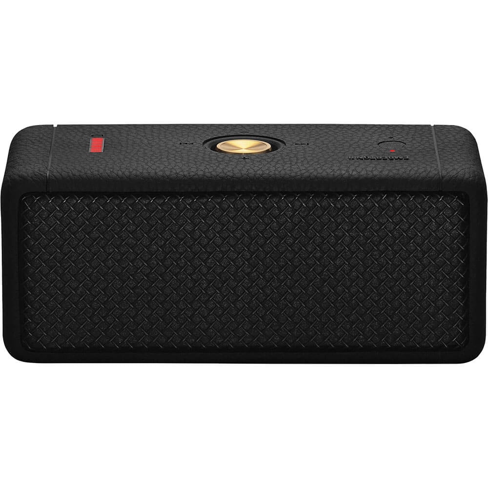 Marshall Emberton II Bluetooth Speaker - Black and Brass - iShop