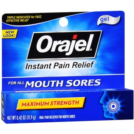 Orajel Mouth Sore Gel 0.42 oz (Pack of 2) (Best Over The Counter Medicine For Mouth Ulcers)
