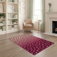 thumbnail image 2 of ODIKA Pink Leopard Cheetah Spotted Gradient Motif Abstract Print Orange Non-Slip Chair-Friendly for Home Office, Gaming Room, Under Desk, 2 of 7