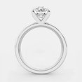 thumbnail image 2 of Divine Jewel Oval Cut Excellent 2.1 Ct Diamond Band For Women - 14K White Gold Plated Diamond Ring - Criss Cross Bands for Her - Hidden Halo Diamond Bands for Women - Wedding Diamond Band, 2 of 2