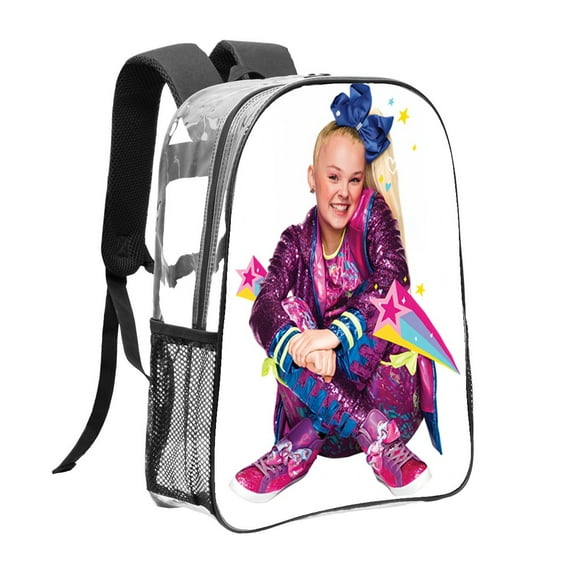 Clear Backpack for JoJo Siwa Heavy Duty for Work School Men Women Transparent Bookbag backpack Stadium Approved See Through Backpack