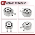 thumbnail image 6 of Unique Bargains Engine Oil Cooler No.264102G100 Transmission Oil Cooler for Hyundai Santa Fe 10-12 Aluminum Alloy 1 Pc, 6 of 7
