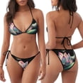 thumbnail image 3 of Disketp Snake Holding A Lotus para Bañador de Dos Piezas para Mujer, Bikini Sexy Halter String, Conjunto de Bikini en Triángulo, 3 of 6