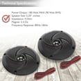 thumbnail image 3 of Pyle PLMRS5B 5.25-In Waterproof Low Profile Marine Speakers, Black (4 Speakers), 3 of 7