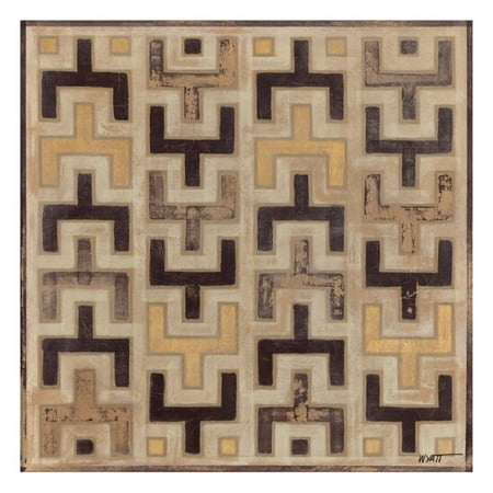 Mudcloth Print - Antique Mudcloth I Print Wall Art By Norman Wyatt Jr.