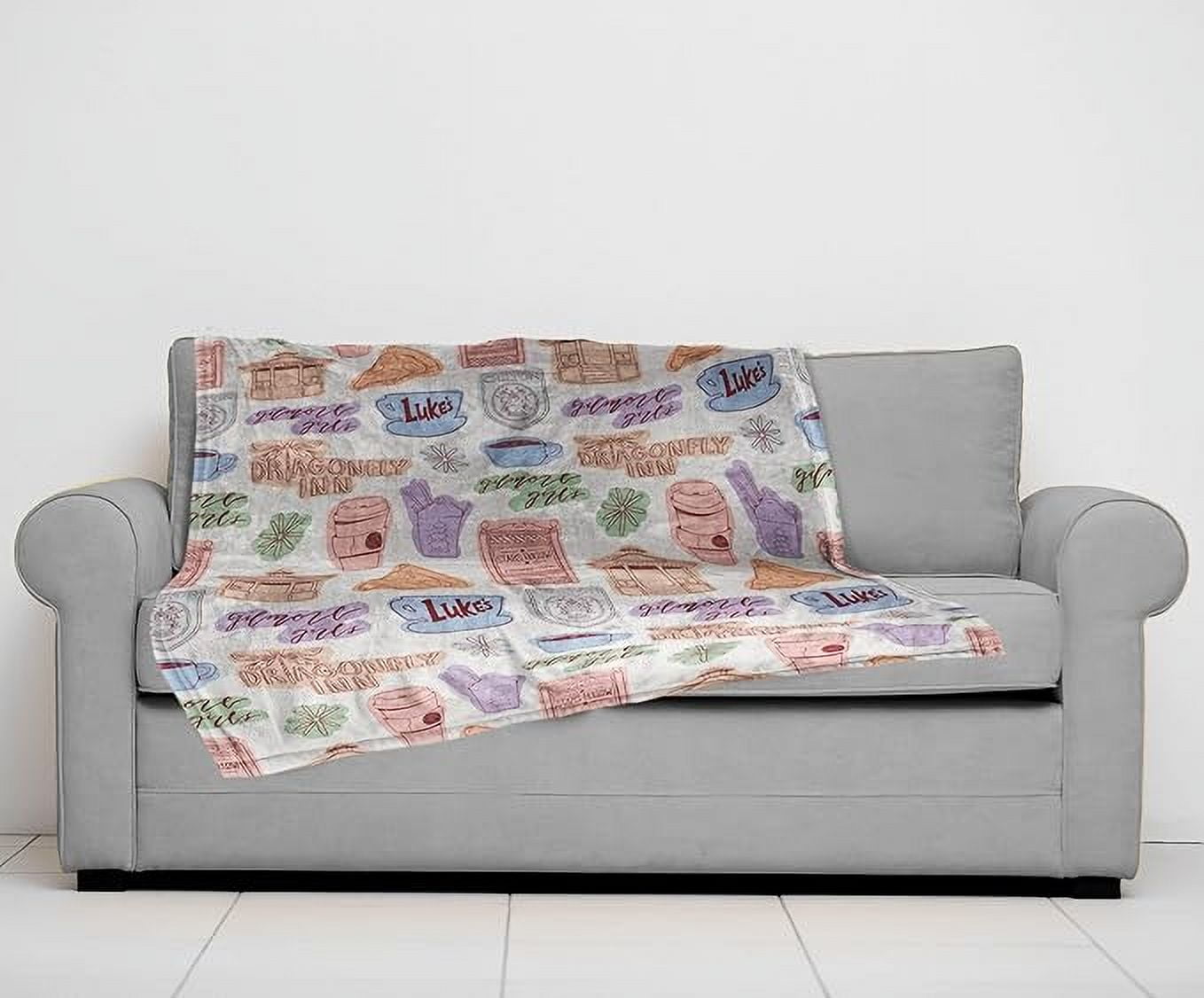 Gilmore Girls Stars Hollow Icons Silk Touch Throw Blanket - 50x70 Soft Cozy TV Shows Beddings