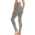 thumbnail image 4 of Lucakuins - Legging de maternidad para mujer con pantalones de yoga para embarazo de panel completo Lucakuins moda, 4 of 5