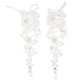 thumbnail image 1 of 1 par de guantes nupciales de encaje Guantes de brazo Exquisitos Lolita Traje Guantes (blanco), 1 of 6