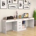 thumbnail image 1 of Mobile Study Office Desks Wooden Modern Monitor Student Office Desks Portable Keyboard Scrivania Con Cassetti Home Furnitures My Lux Decor Round, 1 of 25