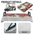 thumbnail image 5 of HUIACONG Snowman Christmas Golf Cart Covers Seat Easy to Install and Clean Universal Seat Covers for Golf Cart Comfortable Breathable Compatible with EZGO Yamaha Club Cars, 5 of 7
