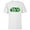 White, variant on Star Wars Logo Green Shamrocks St. Patrick’s Day - Short Sleeve T-Shirt for Kids - Customized-White