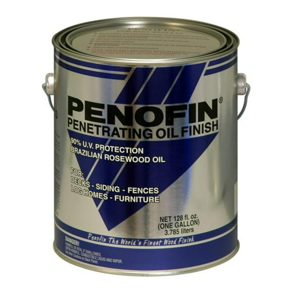 Penofin 1677343 1 gal Blue Semi-Transparent Clear Oil-Based Wood Stain - Pack of 4