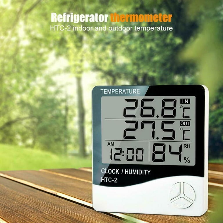 LiebeWH HT-86 Digital Thermometer Hygrometer Wet Bulb/Dew Point Temperature Meter Humidity Meters 6.9 x 2in