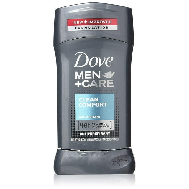 Dove Men+Care Antiperspirant Deodorant Stick Clean Comfort 2.7 oz ...