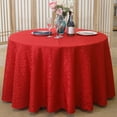 thumbnail image 4 of Eespoir Hotel Wedding Tablecloths, Restaurant Round Table Cloths, Dining Table Covers, For Wedding and Party Decorative, Home Party Decorations, Washable Fabric(Red), 4 of 6