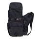thumbnail image 4 of Bolso bandolera de hombro de lona vintage para hombre Bolso bandolera de patchwork de cuero en el pecho (03-4-NEGRO) KAUKKO FH03-4-NEGRO, 4 of 5