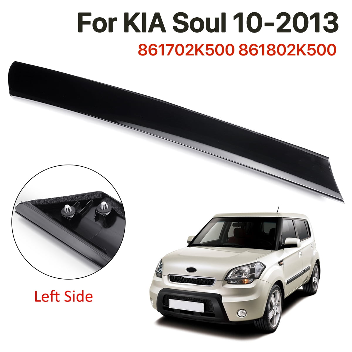 Autoleader Left / Right Windshield Pillar Trim Exterior Molding Garnish