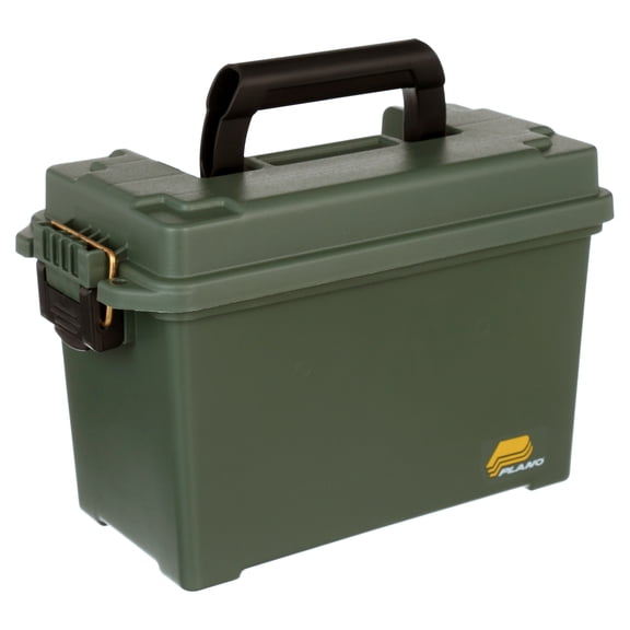 Plano 1712 Green Ammo Box, Multiple Caliber Storage, Size Large