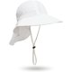 thumbnail image 4 of Sombrero para el sol de verano para niños y niñas, con protección UPF 50+, ala ancha, cuello y solapa, ideal para jugar en la playa, de 3 a 24 meses, 4 of 5