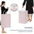 thumbnail image 4 of Cesta para la colada, cesta para la colada grande plegable de 75L con asa portátil, cesta para la colada impermeable, utilizada para clasificador de ropa de juguete, 4 of 6