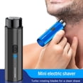 thumbnail image 4 of Mini Electric Shaver USB Charging Automatic Beard Shaver Trimmer Clipper Men Portable Face Body Razor Women Shaving Machine, 4 of 5
