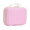 thumbnail image 2 of Bolsa de maquillaje de viaje, bolsa de artículos de tocador, organizador de cosméticos multiusos portátil, bolsa de mano para maquillaje, artículos de y rosa, 2 of 8