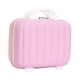 thumbnail image 2 of Bolsa de cosméticos de viaje de gran capacidad, ligera, con múltiples compartimentos y práctica. blanco y rosa, 2 of 9