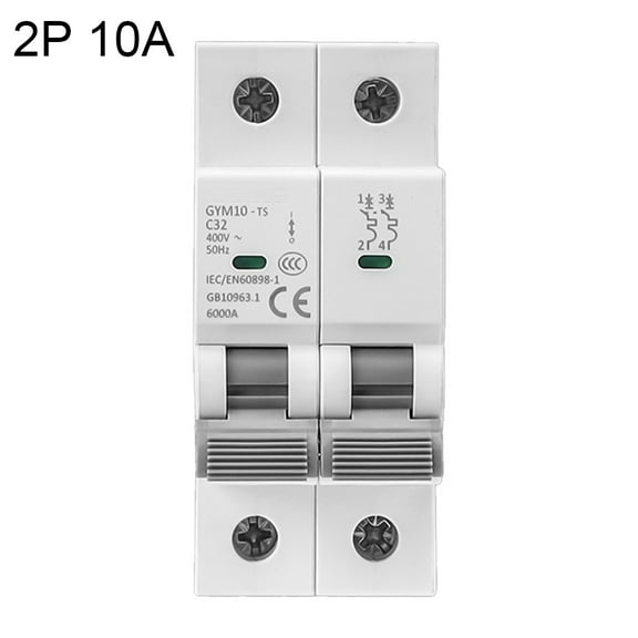 2Pole Mini Circuit Breaker for AC Systems Indicator Function 220V/400V