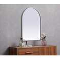 thumbnail image 6 of Metal Frame Arch Mirror 27x36 Inch in Brass, 6 of 7