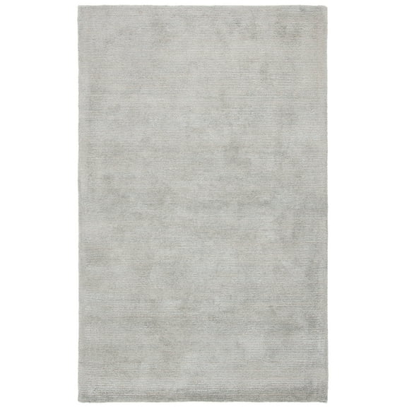 SAFAVIEH Himalaya Fleur Solid Area Rug, Grey, 5' x 8'