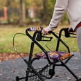 thumbnail image 4 of HELLHERO Floral Walker Rollator Seat Back Cover Rollator Walker Seat Covers with Machine Washable Non-Slip Cover Fit Walkers for Senior, 4 of 7