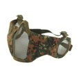 thumbnail image 2 of Tactical Airsoft Half Face Metal Net Mesh Mask Paintball Guard Protective Gear Hunting Mask, 2 of 5