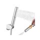 thumbnail image 1 of BESy Black Brass 2 In 1 Function Handheld Shower Head Set High Pressure 7 Inch Shower Head High Flow Hand Shower Wand With 59 Inch Hose, Bracket, 1 of 4