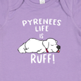 thumbnail image 4 of Inktastic Pyrenees Life is Ruff Great Pyrenees Boys or Girls Baby Bodysuit, 4 of 5