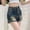 003Blue, variant on Generic Women's Denim Shorts High Waist Rolled Cuff Jean Shorts Wide Leg Casual Summer Vintage Shorts with Pockets Button Front