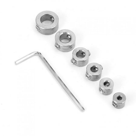 

Drill Depth Stop Bit Collar Set Drill Bit Depth Stop Collar Drilling Limit 6pcs 3-10mm Stainless Steel Drill Depth Stop Bit Collar Set Drilling Limit