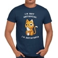 thumbnail image 1 of Playera Gato Antistupid Meme Caballero Once  Playera manga corta, 1 of 3