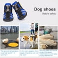 thumbnail image 2 of Greeniant Zapatos para mascotas Botas deportivas para interiores Malla Transpirable Clásico Algodón Cremallera Calzado para mascotas Ropa para mascotas azul cinco Greeniant PT000055-10B, 2 of 6