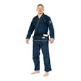 thumbnail image 3 of Fuji Suparaito Superlite Brazilian Jiu Jitsu Gi - Navy Blue (A5), 3 of 8
