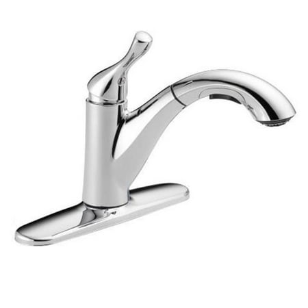 B Amp K 16953 Dst Grant Single Handle Pull Out Kitchen Faucet