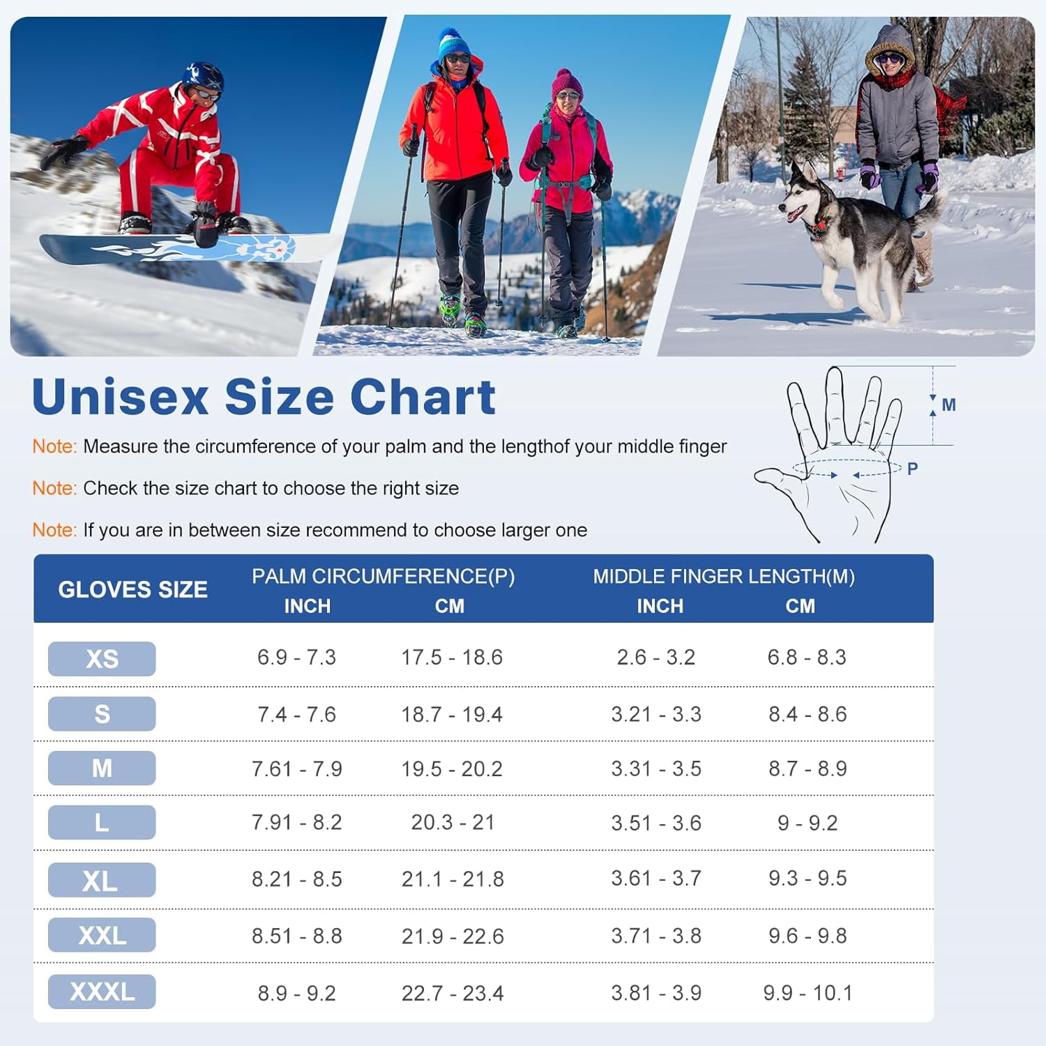 SAVIOR HEAT Heated Gloves for Men and Women,Rechargeable Heated Electric Gloves,Suitable for Winter Outdoor Work,Skiing,Cycling,Running,Hiking,etc.