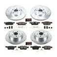 thumbnail image 3 of PowerStop Front and Rear Z23 Evolution Sport Carbon-Fiber Ceramic Brake Pad and Drilled & Slotted Rotor Kit Fits: FORD Select Models K7419, 3 of 10