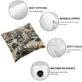 thumbnail image 4 of Nawypu Old Village Throw Pillowcase Town Black and White Fishing Ancient Toile Countryside Printed Throw Pillow Case for Sofa Couch Chair Bedroom Square 2pcs Cushion, 4 of 6