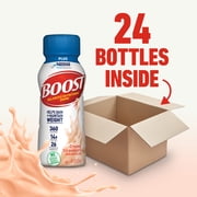Boost Plus Creamy Strawberry, 8 Fl oz Bottles, 6 Ct (Pack of 4)