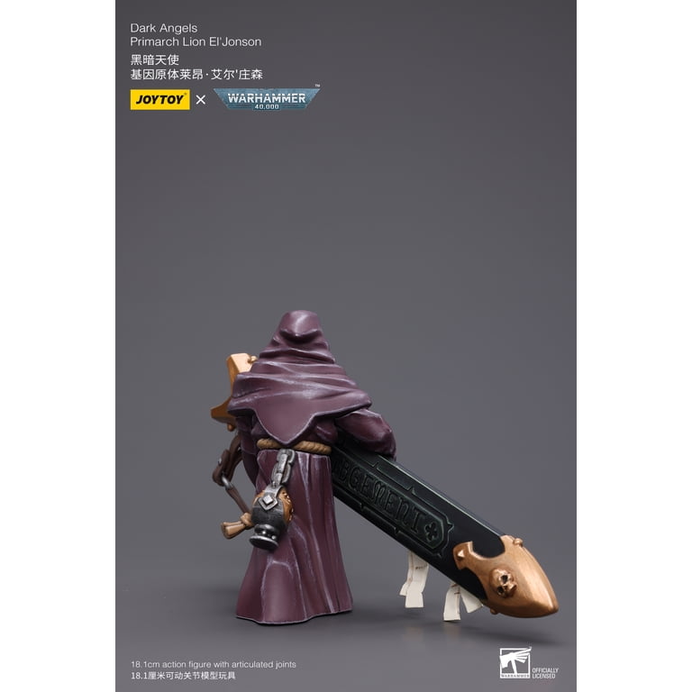 JOYTOY Warhammer 40K Lion El’Jonson 18cm – Action Figure Dark Angels, Collezionismo 1/18, Regalo Per Fan