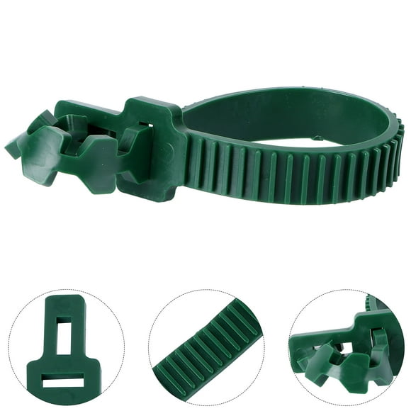 TAILTOSS 20Pcs Tree Belt Fixed Buckle Plastic Gardening Supplies for Plants
