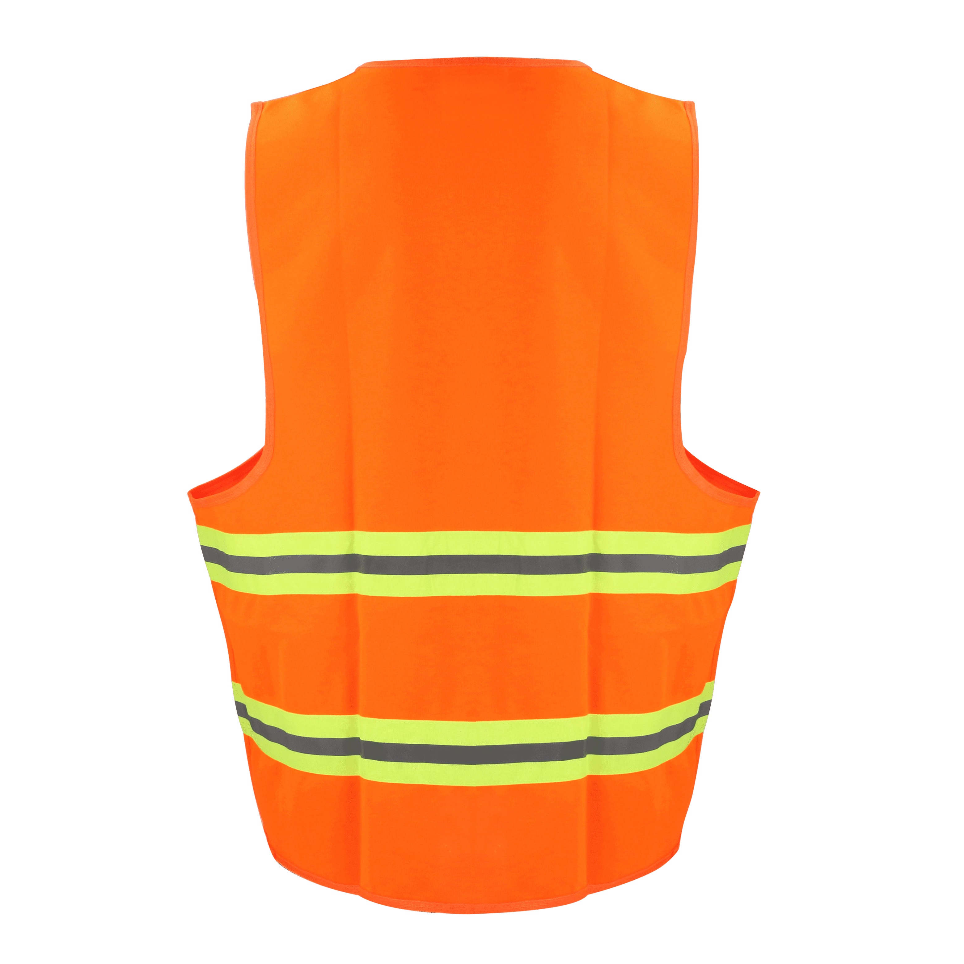 Surtek High Visibility Security Vest, One-Size-Fits-All, Orange