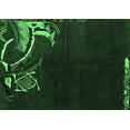 thumbnail image 1 of Ahgly Company Indoor Rectangle Oriental Emerald Green Asian Inspired Area Rugs, 3' x 5', 1 of 4